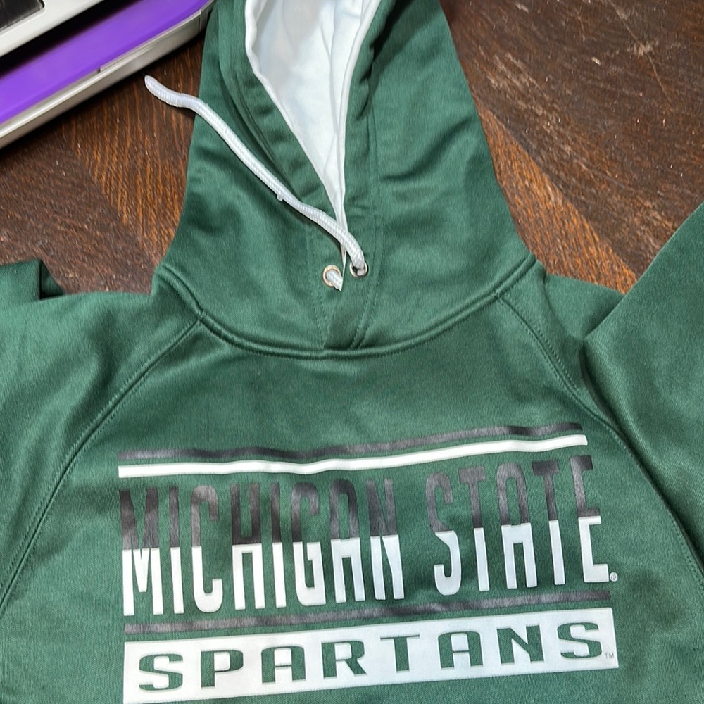 Colosseum Green Michigan State Spartans Hoodie